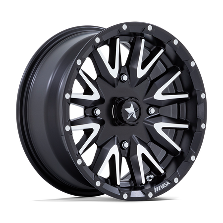 MSA Offroad Wheels M49 CREED UTV 16x7 ET10 4x137 Matte Black Machined