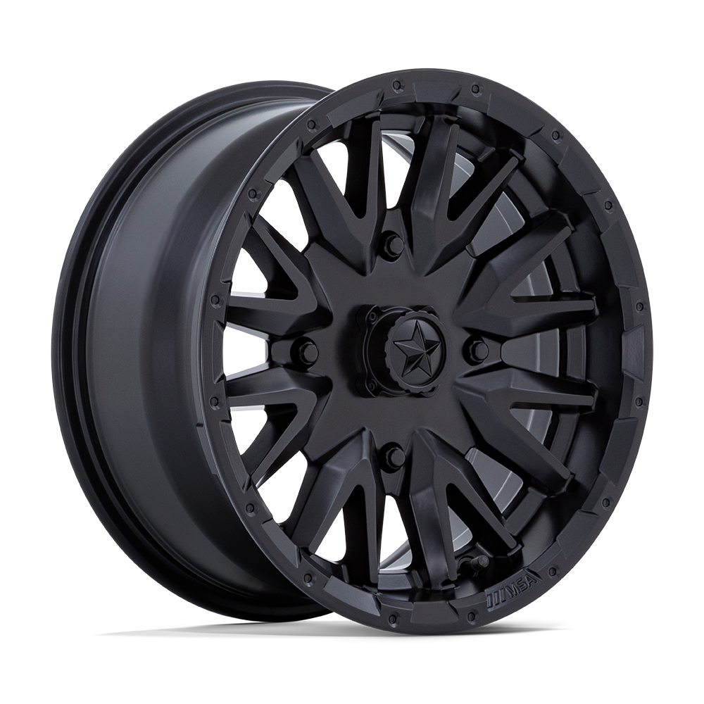 MSA Offroad Wheels M49 CREED UTV 15x7 ET10 4x137 Matte Black