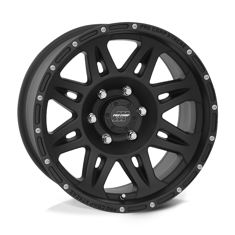 Pro Comp Alloys PA5 TORQ 17x9 ET-6 5x127 Flat Black