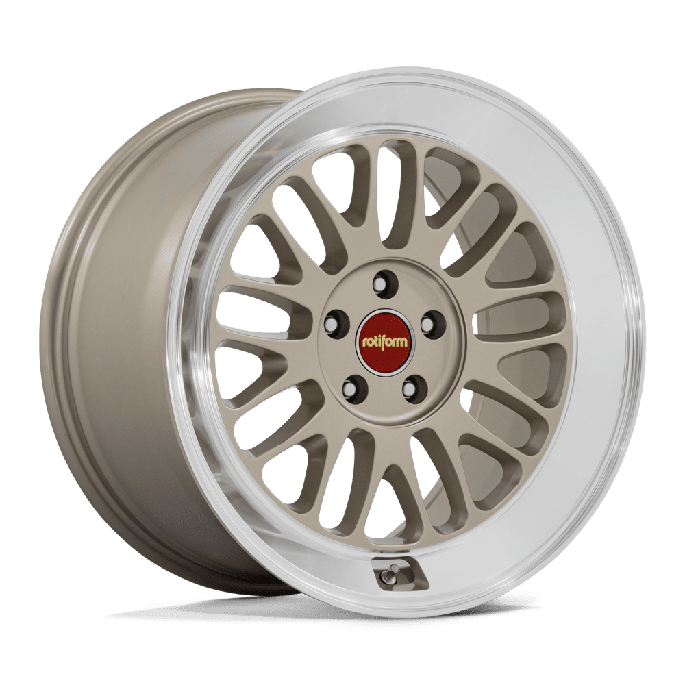 Rotiform RC214 SCP 18x8.5 ET35 5x100 Matte Gold w/ Diamond Cut Lip
