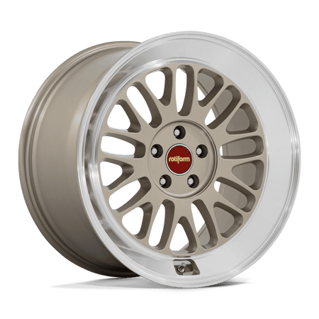 Rotiform RC214 SCP 19x8.5 ET35 5x114.3 Matte Gold w/ Diamond Cut Lip