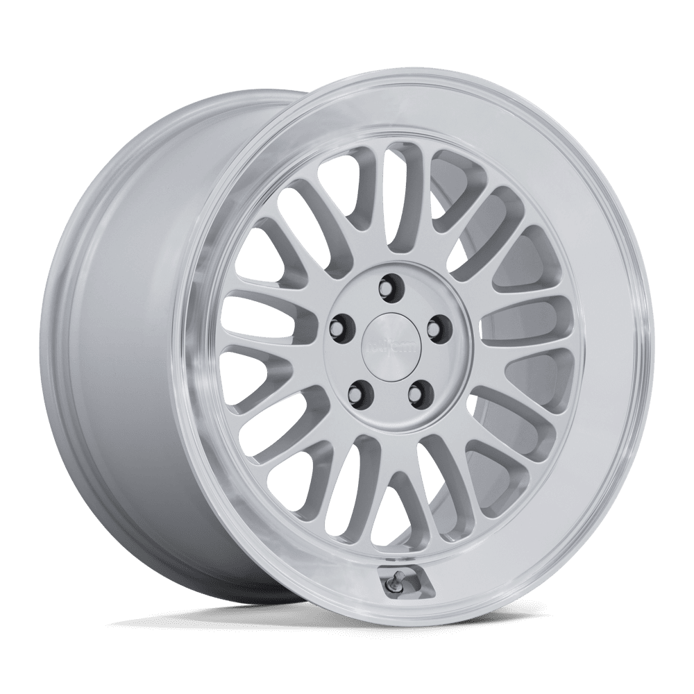 Rotiform RC214 SCP 18x8.5 ET45 5x112 Gloss Silver w/ Diamond Cut Lip