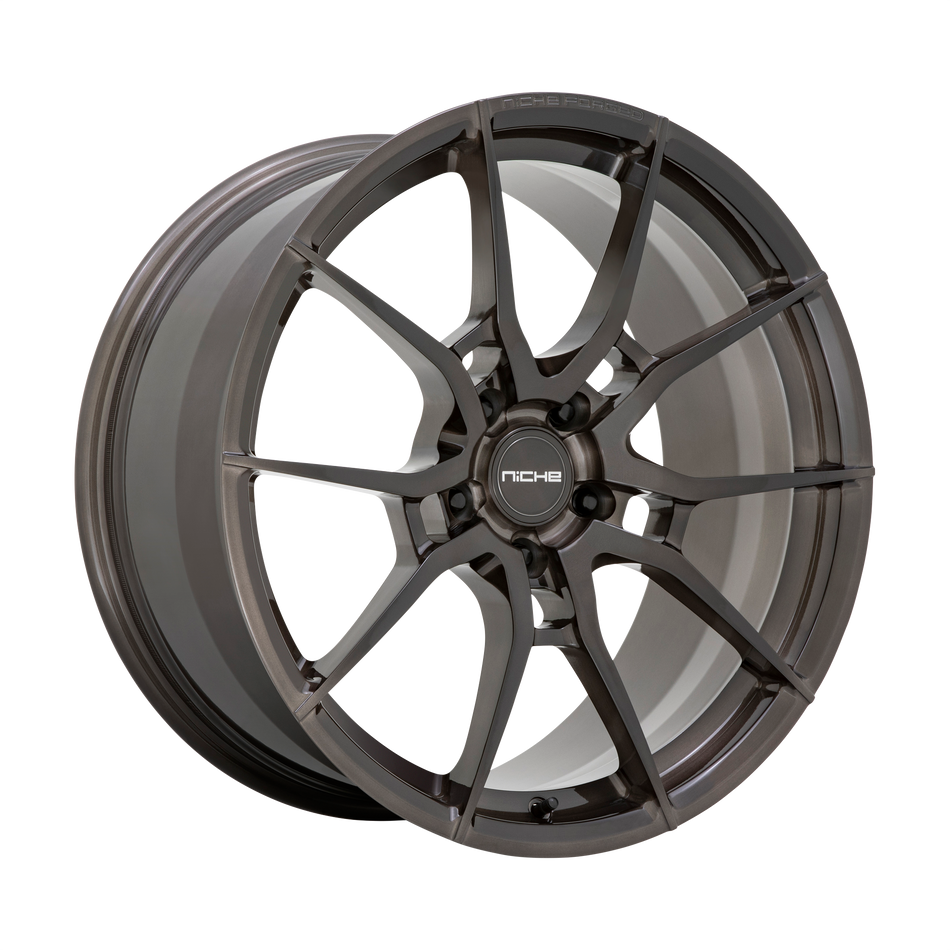 Niche 1PC T111 KANAN 20x10 ET52 5x120 Brushed Candy Smoke