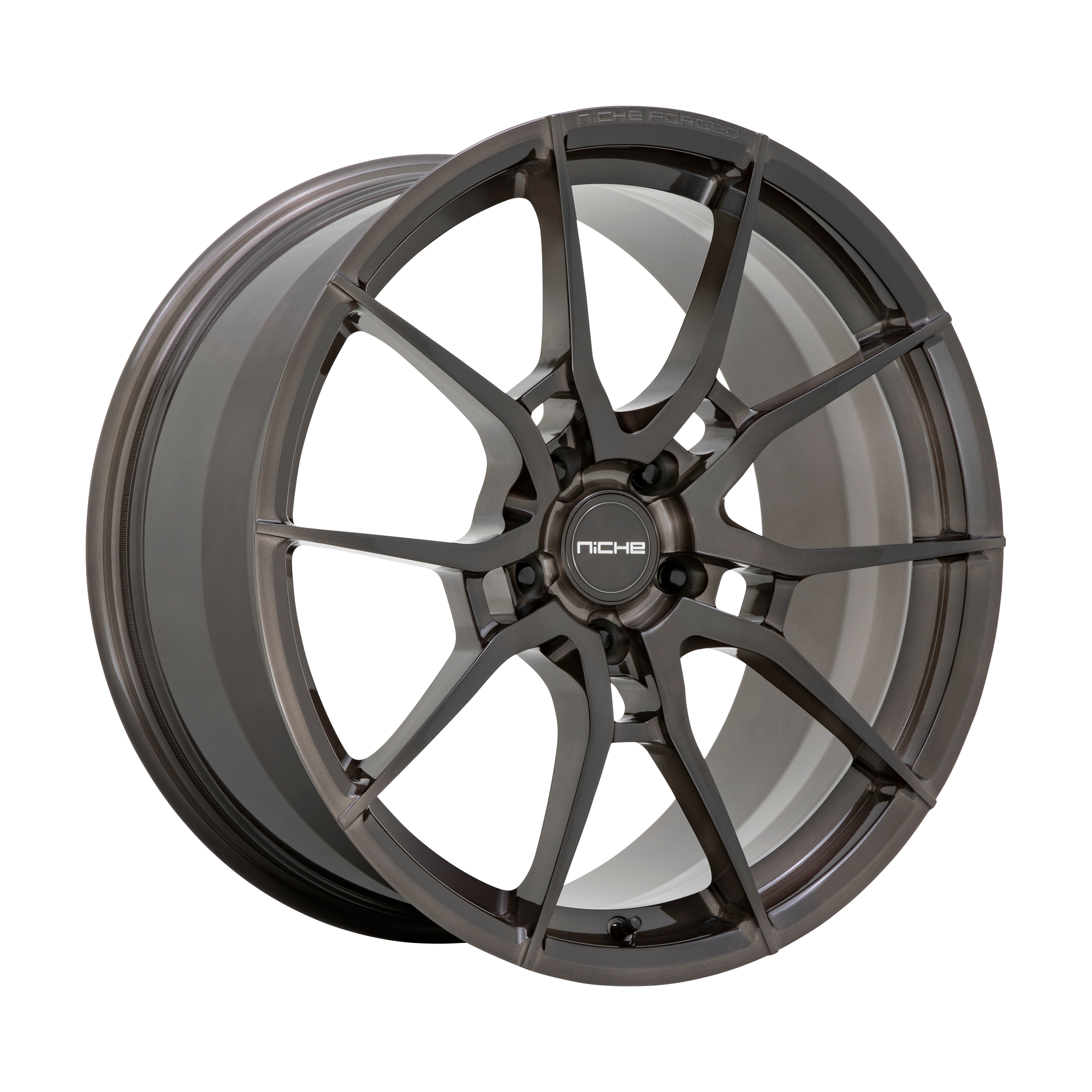 Niche 1PC T111 KANAN 21x12 ET45 5x130 Brushed Candy Smoke