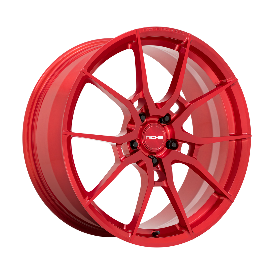 Niche 1PC T113 KANAN 20x11.5 ET45 5x120 Brushed Candy Red
