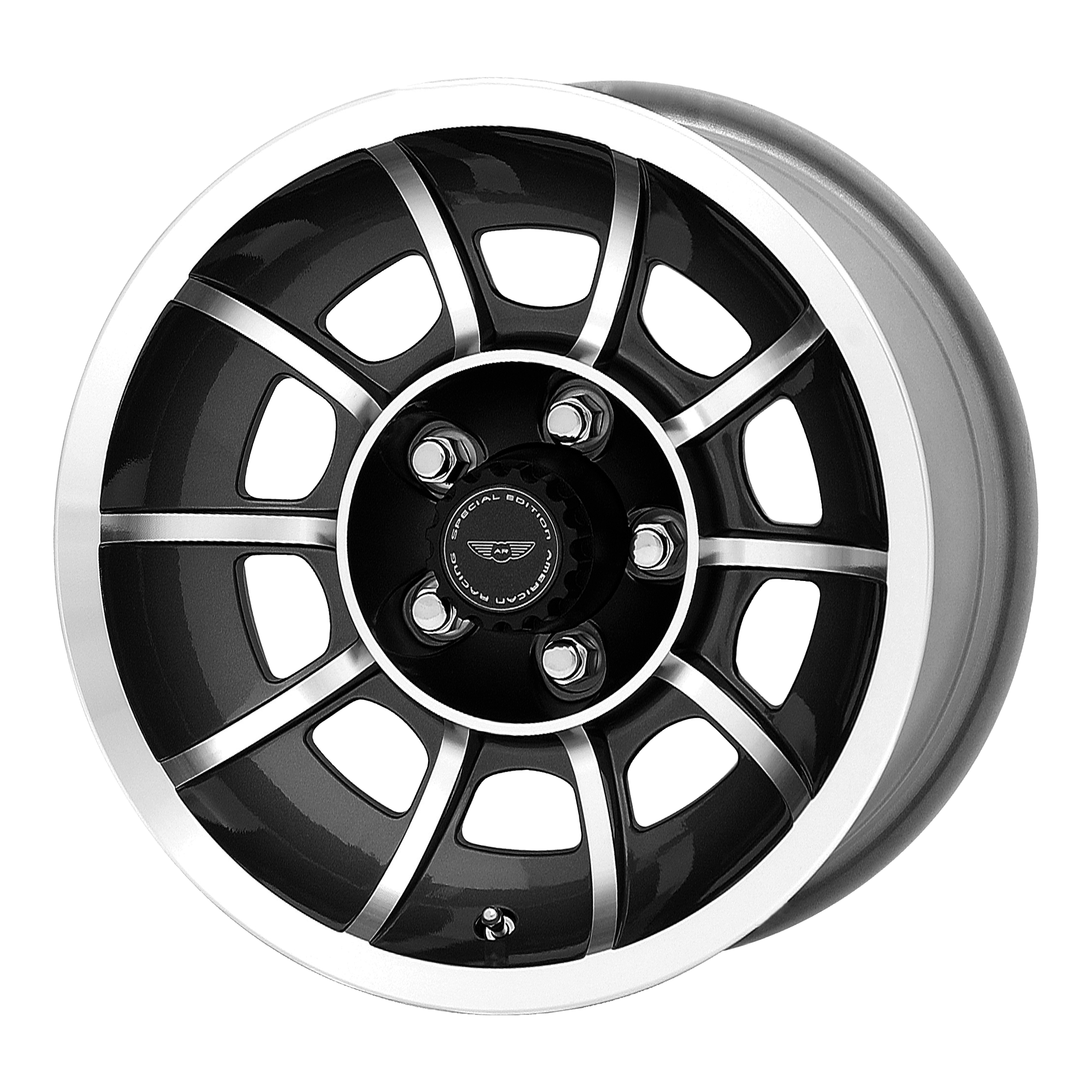 American Racing Vintage VN47 VECTOR 15x7 ET0 5x114.3 Satin Black Machined