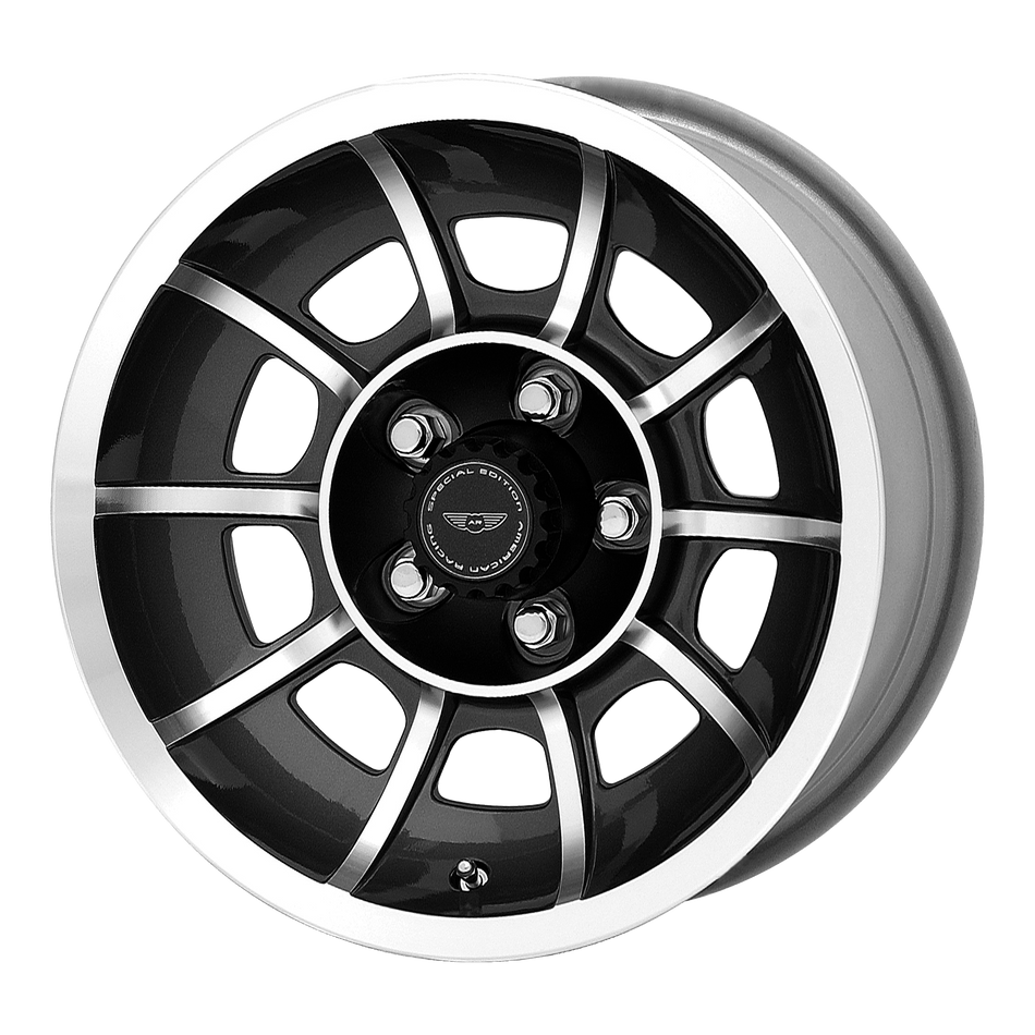 American Racing Vintage VN47 VECTOR 15x8.5 ET6 5x114.3 Satin Black Machined