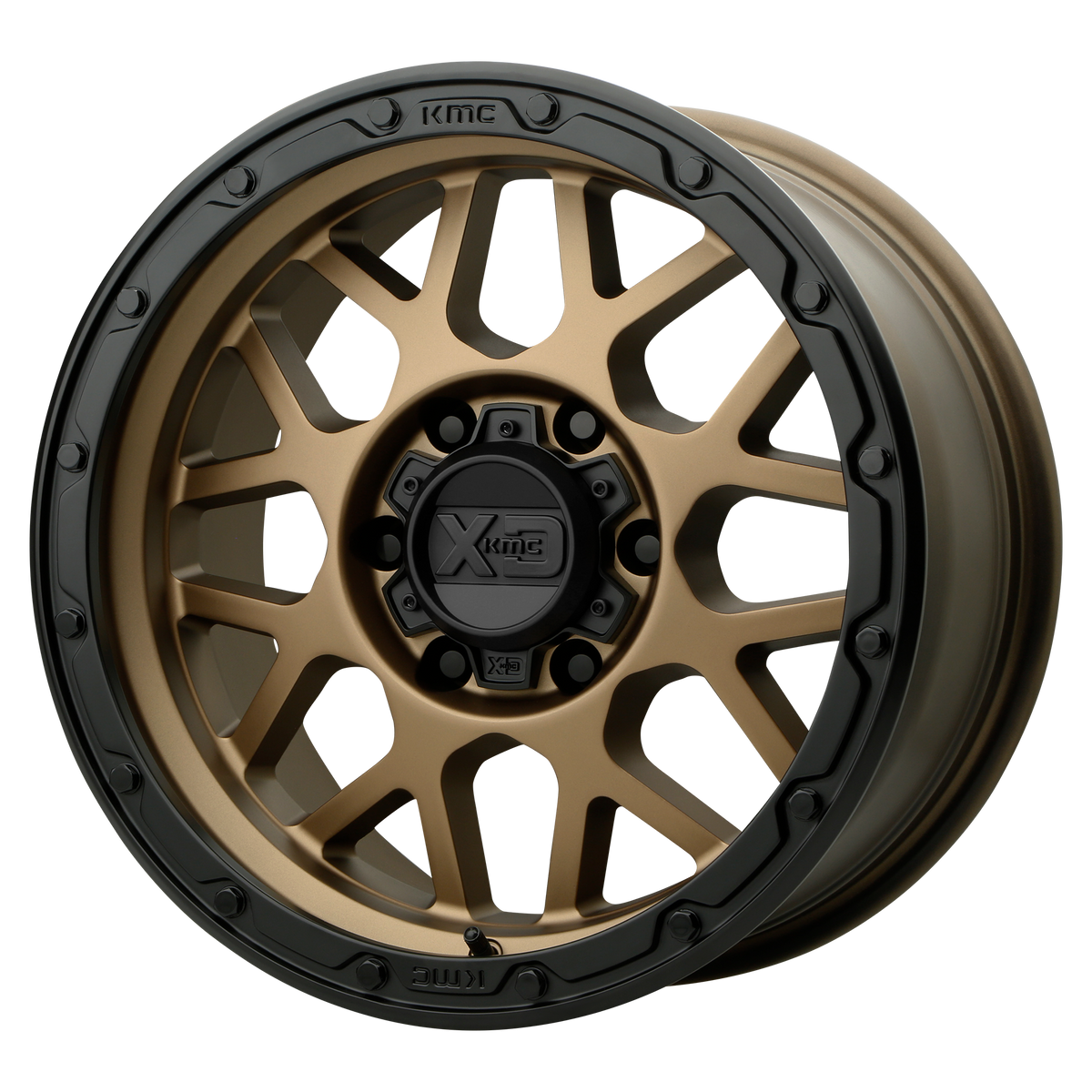 XD XD135 GRENADE OR 20x9 ET18 6x135 Matte Bronze w/ Matte Black Lip