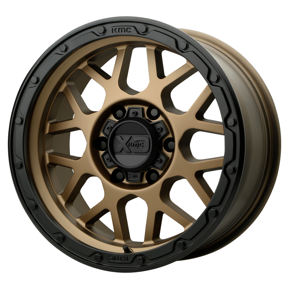 XD XD135 GRENADE OR 20x9 ET18 6x135 Matte Bronze w/ Matte Black Lip