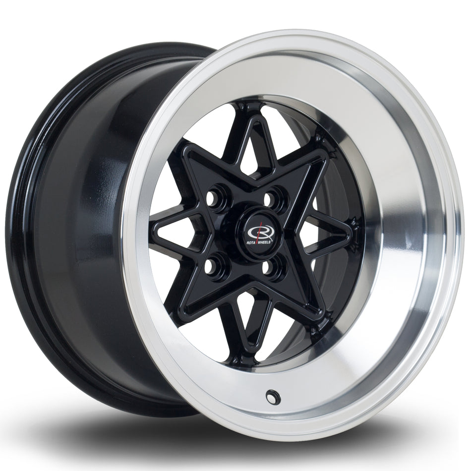 Rota Hachi 15x9 ET0 4x114.3 RLBlack
