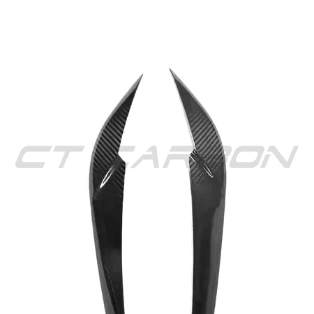 BMW M3 & M4 G8X CARBON FIBRE HEADLIGHT EYEBROW-Accessories-CT CARBON-CT Carbon - High-quality carbon fiber and gloss black aerodynamic parts for premium sports and luxury vehicles.
