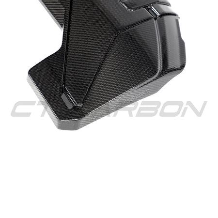 AUDI RS3 8Y 2020+ CARBON FIBRE ENGINE COVER-Accessories-CT CARBON-CT Carbon - High-quality carbon fiber and gloss black aerodynamic parts for premium sports and luxury vehicles.