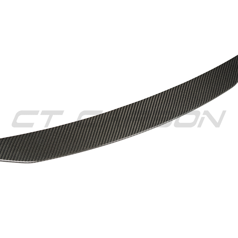 BMW F95 X5M & G05 X5 2018+ CARBON FIBRE MIDDLE SPOILER-Spoiler-CT CARBON-CT Carbon - High-quality carbon fiber and gloss black aerodynamic parts for premium sports and luxury vehicles.