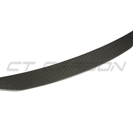 BMW F95 X5M & G05 X5 2018+ CARBON FIBRE MIDDLE SPOILER-Spoiler-CT CARBON-CT Carbon - High-quality carbon fiber and gloss black aerodynamic parts for premium sports and luxury vehicles.