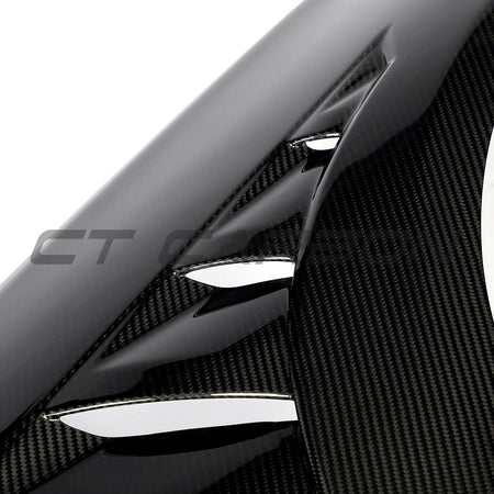 BMW F87 M2/M2C CARBON FIBRE FENDERS - CT DESIGN-Fenders-CT CARBON-CT Carbon - High-quality carbon fiber and gloss black aerodynamic parts for premium sports and luxury vehicles.