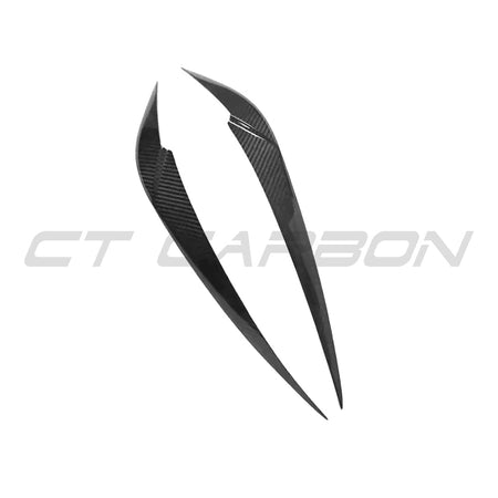 BMW M3 & M4 G8X CARBON FIBRE HEADLIGHT EYEBROW-Accessories-CT CARBON-CT Carbon - High-quality carbon fiber and gloss black aerodynamic parts for premium sports and luxury vehicles.
