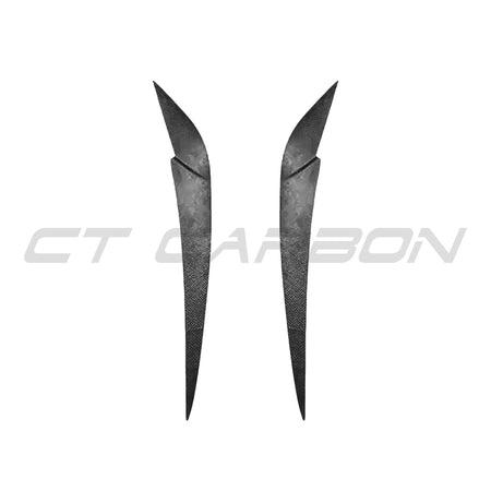 BMW M3 & M4 G8X CARBON FIBRE HEADLIGHT EYEBROW-Accessories-CT CARBON-CT Carbon - High-quality carbon fiber and gloss black aerodynamic parts for premium sports and luxury vehicles.