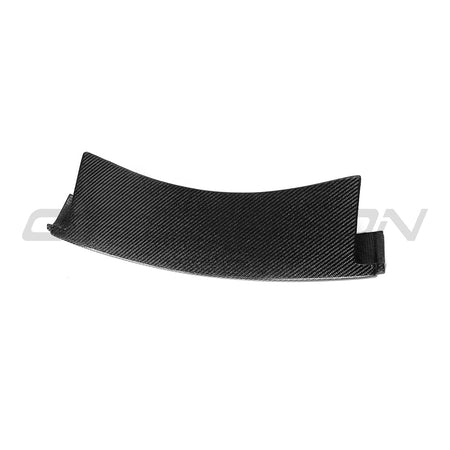 TOYOTA SUPRA 2019+ A90 CARBON FIBRE SPLITTER - V3-Splitter-CT CARBON-CT Carbon - High-quality carbon fiber and gloss black aerodynamic parts for premium sports and luxury vehicles.