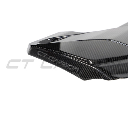 AUDI RS3 8Y 2020+ CARBON FIBRE ENGINE COVER-Accessories-CT CARBON-CT Carbon - High-quality carbon fiber and gloss black aerodynamic parts for premium sports and luxury vehicles.