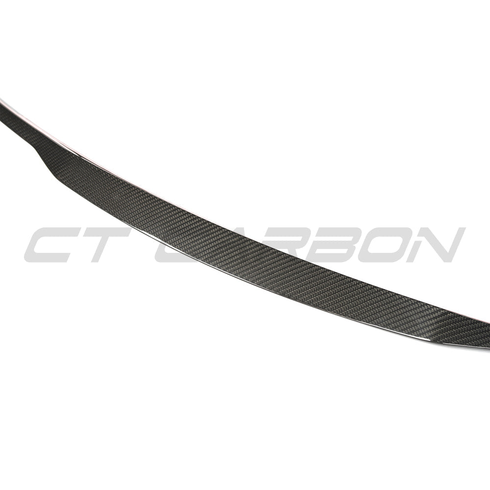 BMW F95 X5M & G05 X5 2018+ CARBON FIBRE MIDDLE SPOILER-Spoiler-CT CARBON-CT Carbon - High-quality carbon fiber and gloss black aerodynamic parts for premium sports and luxury vehicles.