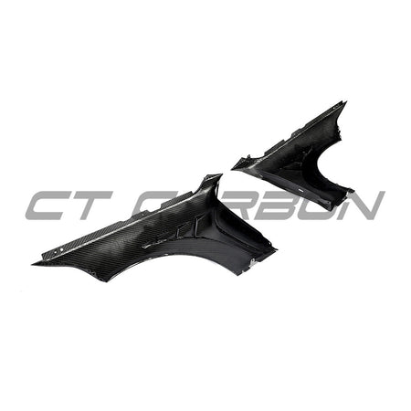 BMW F87 M2/M2C CARBON FIBRE FENDERS - CT DESIGN-Fenders-CT CARBON-CT Carbon - High-quality carbon fiber and gloss black aerodynamic parts for premium sports and luxury vehicles.