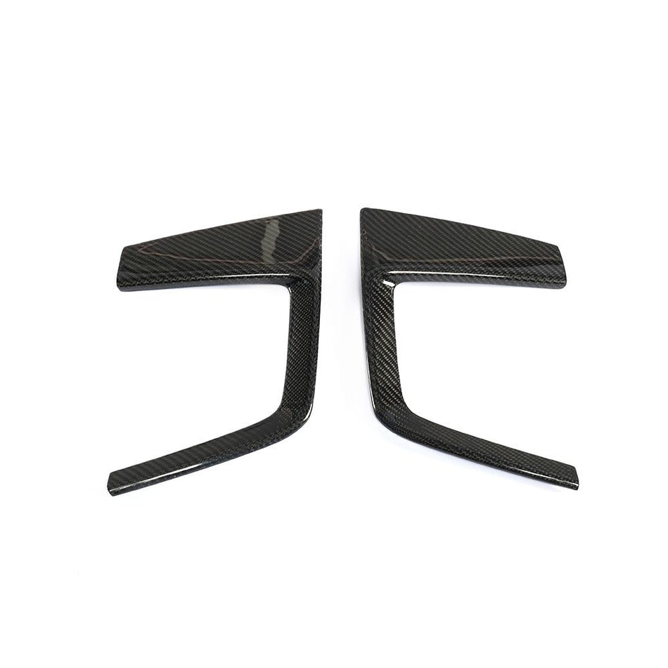 Audi A4 S-Line/S4 B9 Carbon Fibre Front Fog Lamp Vent Trims