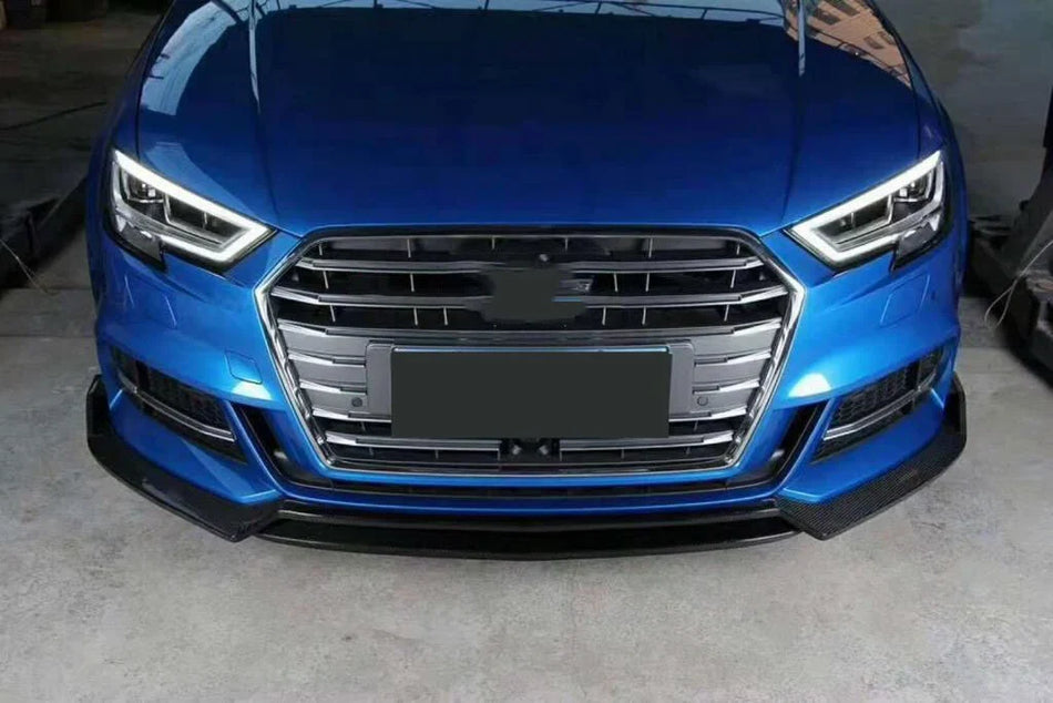 Audi A3 S-Line/S3 8V.5 Carbon Fiber Front Splitter Lip V3