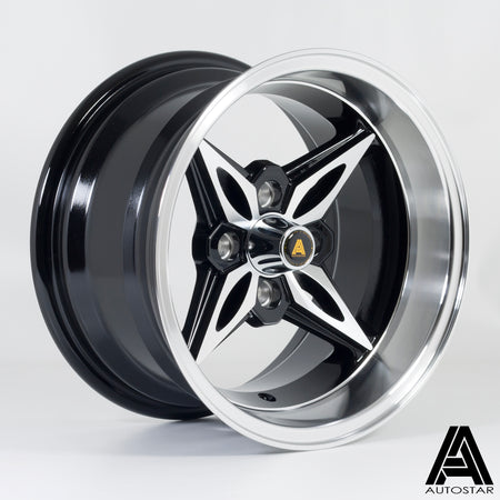 Autostar Kanji 14x8 ET-5 4x114.3 PFBlack