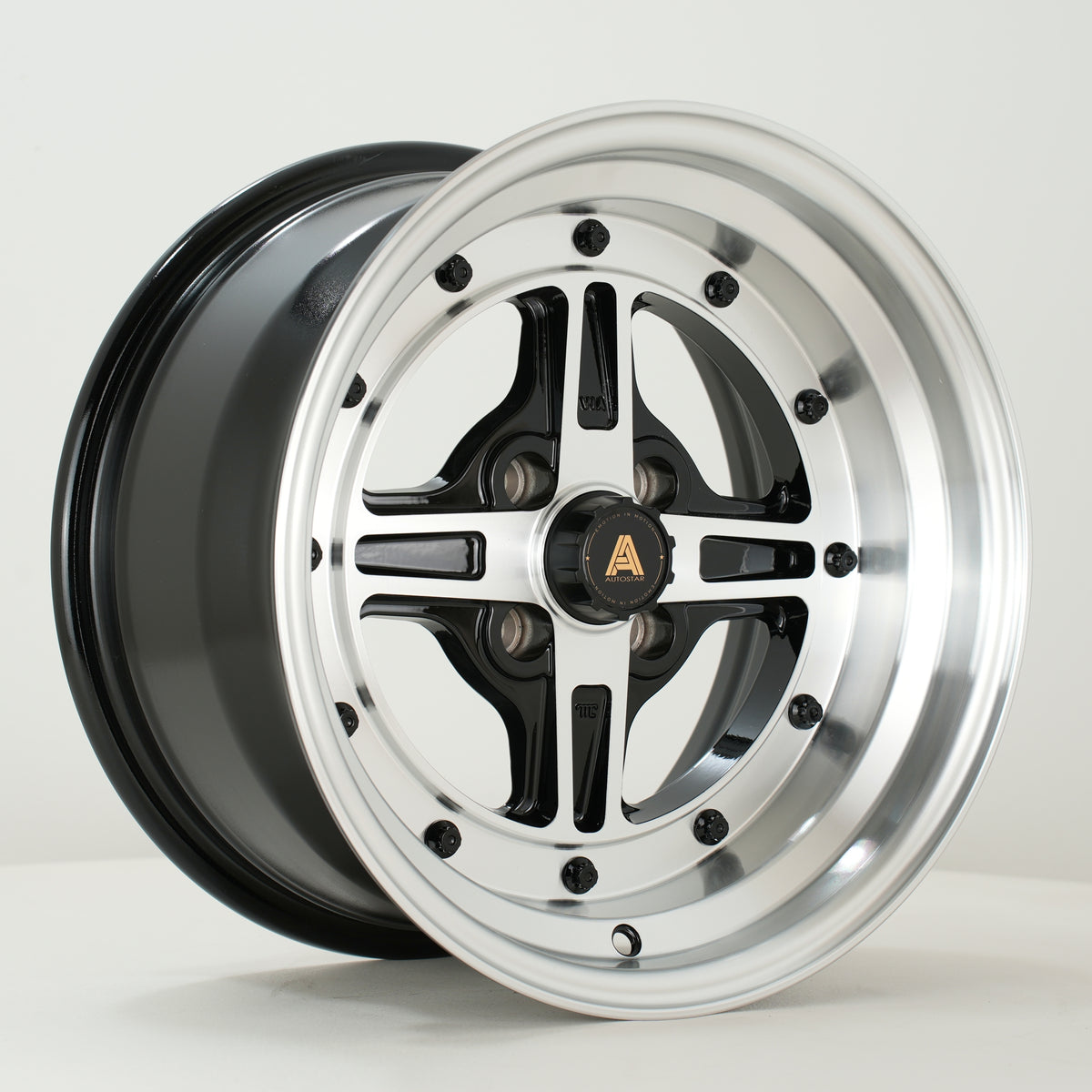 Autostar Kashiko 15x8 ET0 4x100 RFBlack