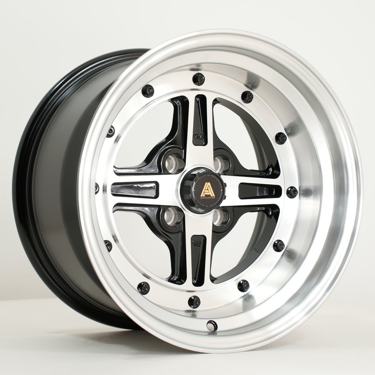 Autostar Kashiko 15x9 ET0 4x100 RFBlack