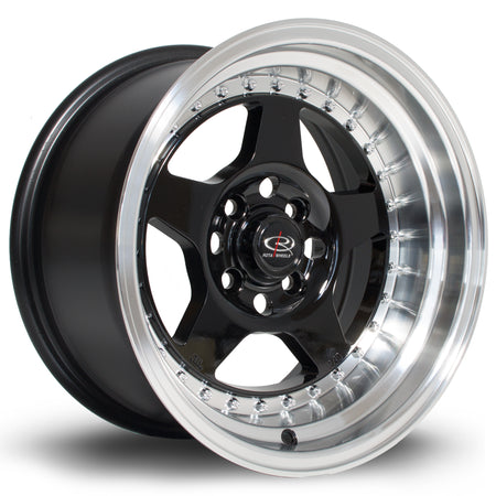 Rota Kyusha 15x8 ET0 4x114.3 RLBlack