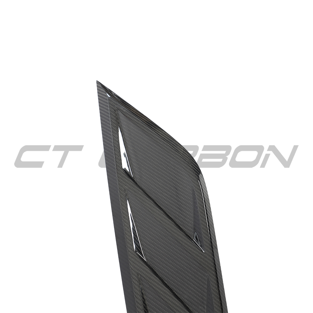 LAND ROVER DEFENDER L663 90/110/130 CARBON FIBRE BONNET/HOOD VENTS - CT DESIGN