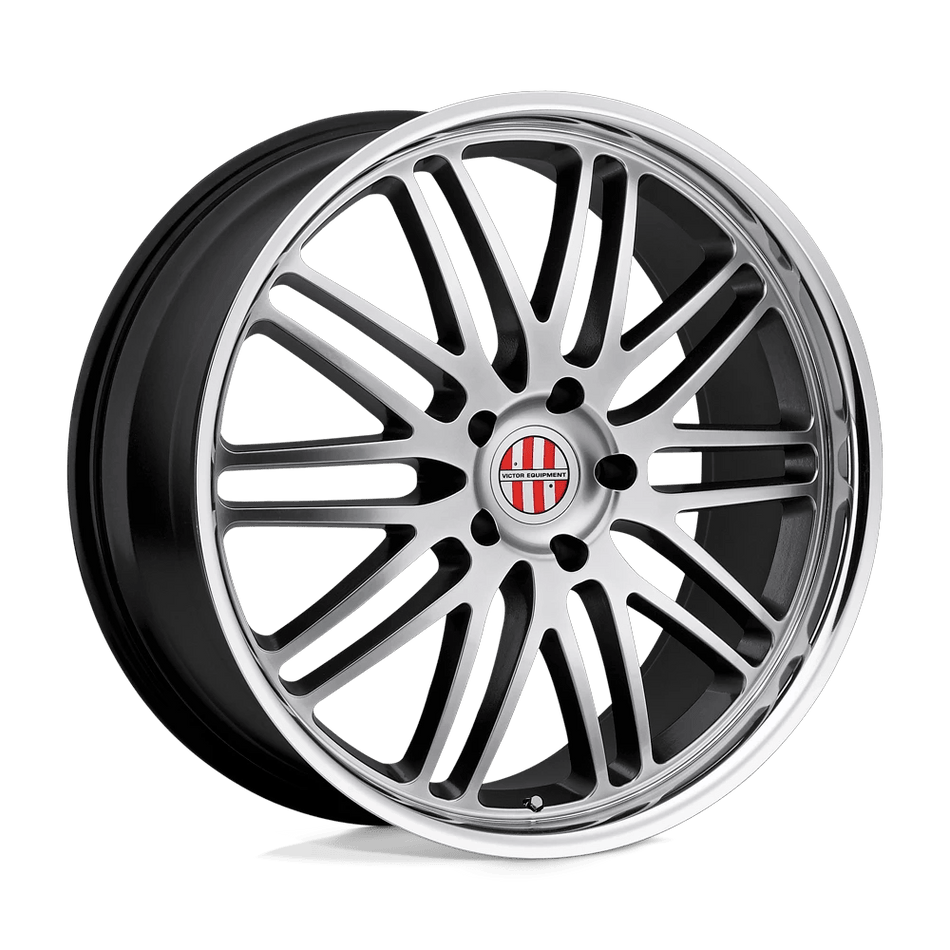 Victor Equipment LEMANS 18x11 ET36 5x130 Hyper Silver w/ Mirror Cut Lip