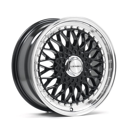 LENSO BSX 17x7.5 ET23 5x118 Gloss Black & Polished