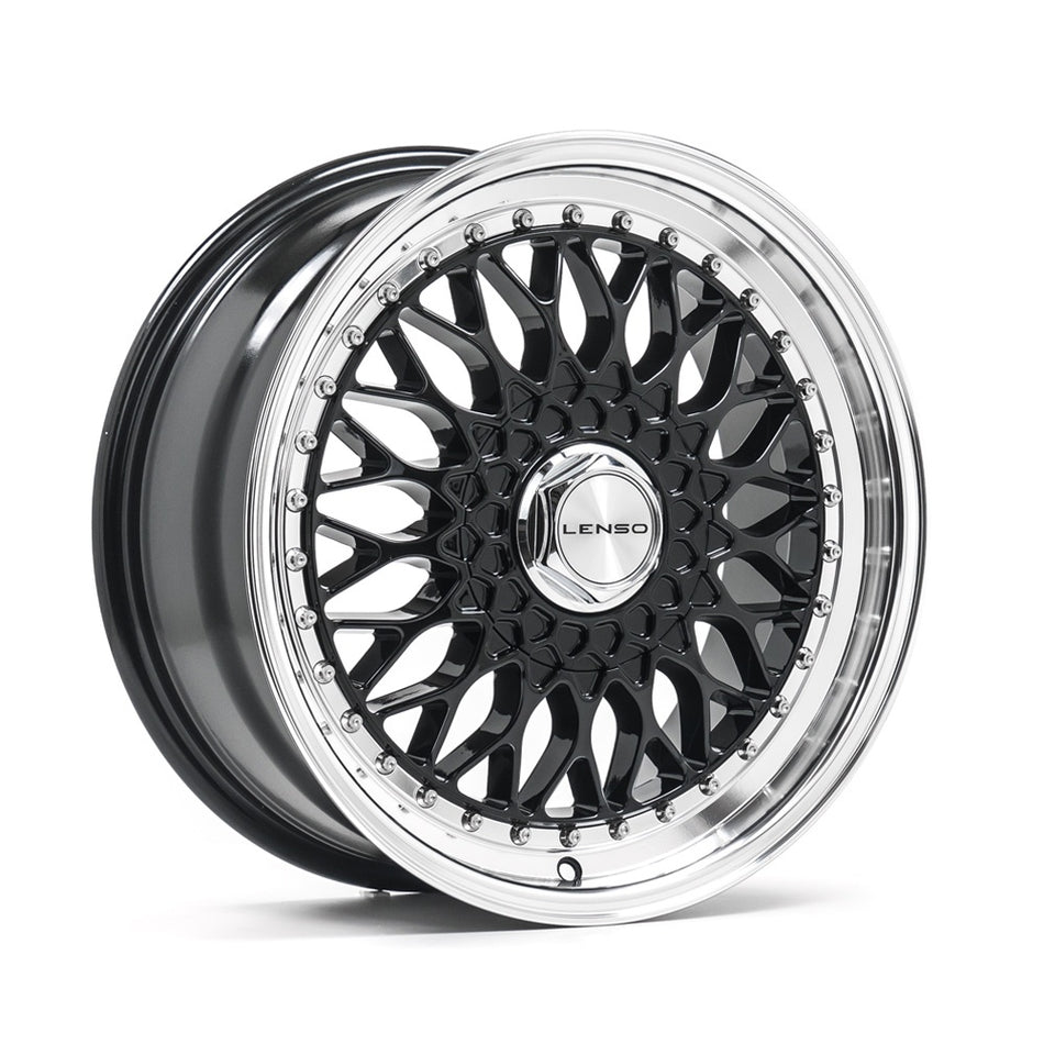 LENSO BSX 15x7 ET27 5x114.3 Gloss Black & Polished