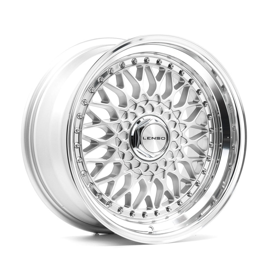 LENSO BSX 17x8.5 ET25 5x98 Gloss Silver & Polished
