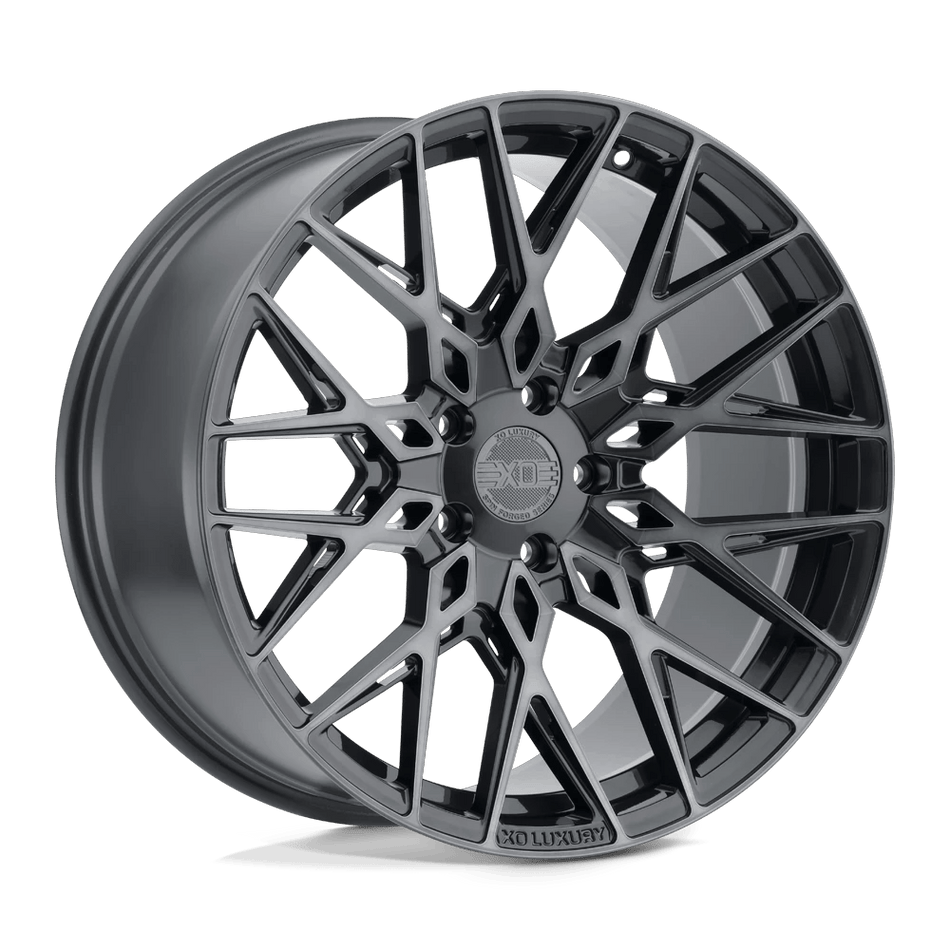 XO PHOENIX 20x11 ET40 5x120 Gunmetal w/ Brushed Face