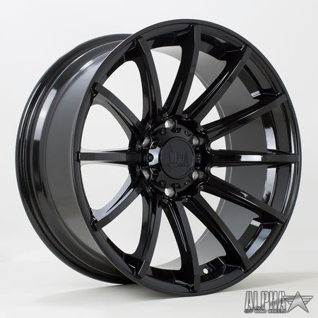 Alpha Offroad Machete 20x9 ET10 6x139 Black