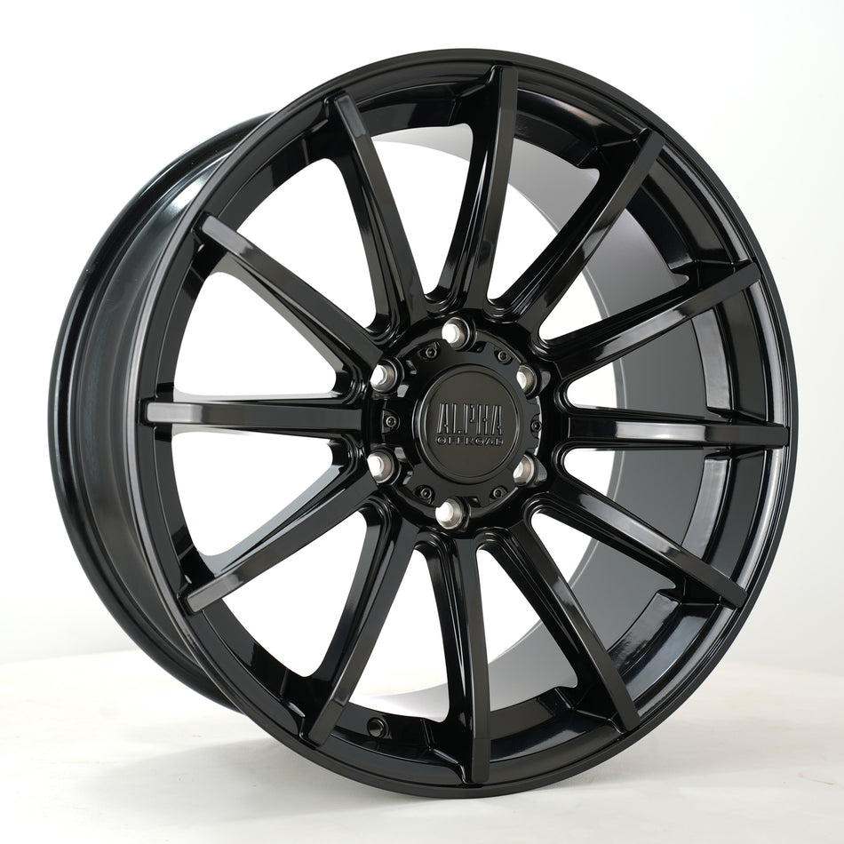 Alpha Offroad Machete 20x9 ET40 6x139 Black