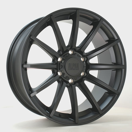 Alpha Offroad Machete 20x9 ET40 6x139 SBlack