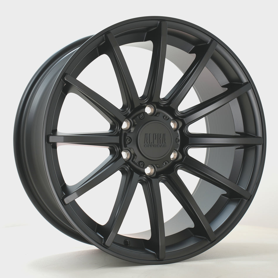 Alpha Offroad Machete 20x9 ET40 6x139 SBlack