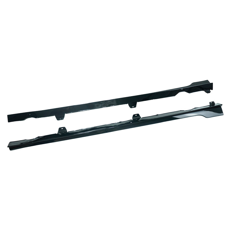 VOLKSWAGEN GOLF GTI/GTD MK7/7.5 2014-2020 GLOSS BLACK SIDE SKIRTS - TC STYLE