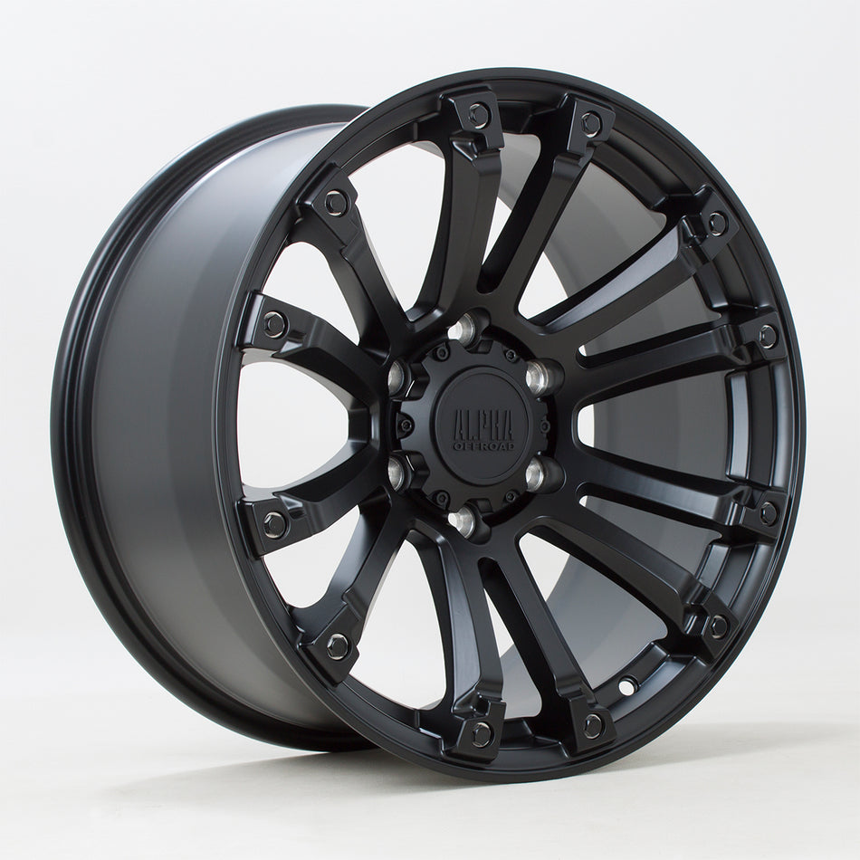 Alpha Offroad Maverick 18x9 ET15 6x114.3 SBlack