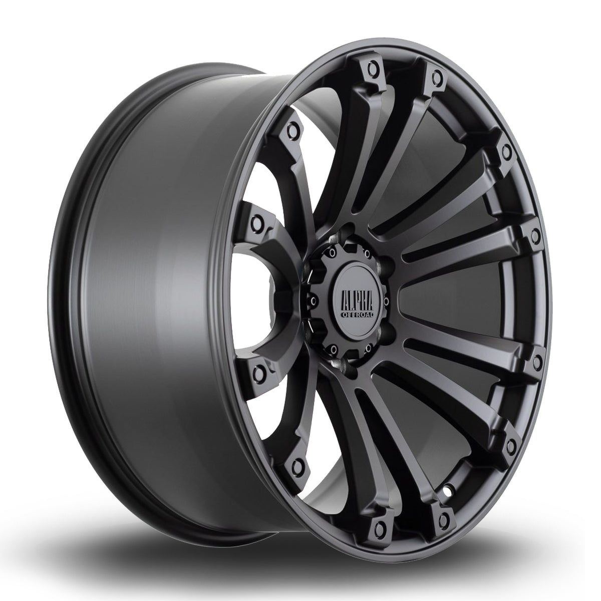 Alpha Offroad Maverick 20x9 ET30 6x139 SBlack