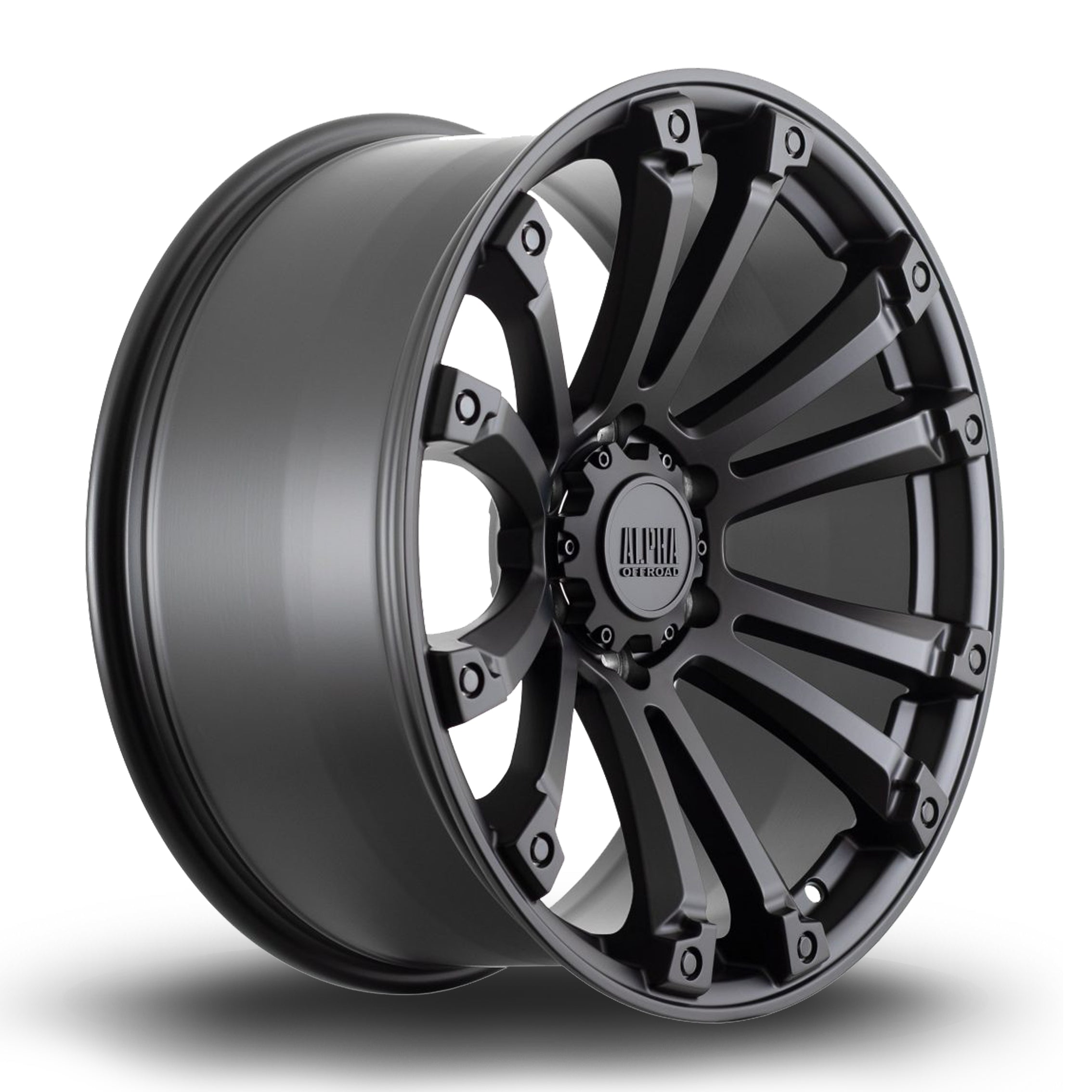 Alpha Offroad Maverick 20x9 ET30 6x139 SBlack