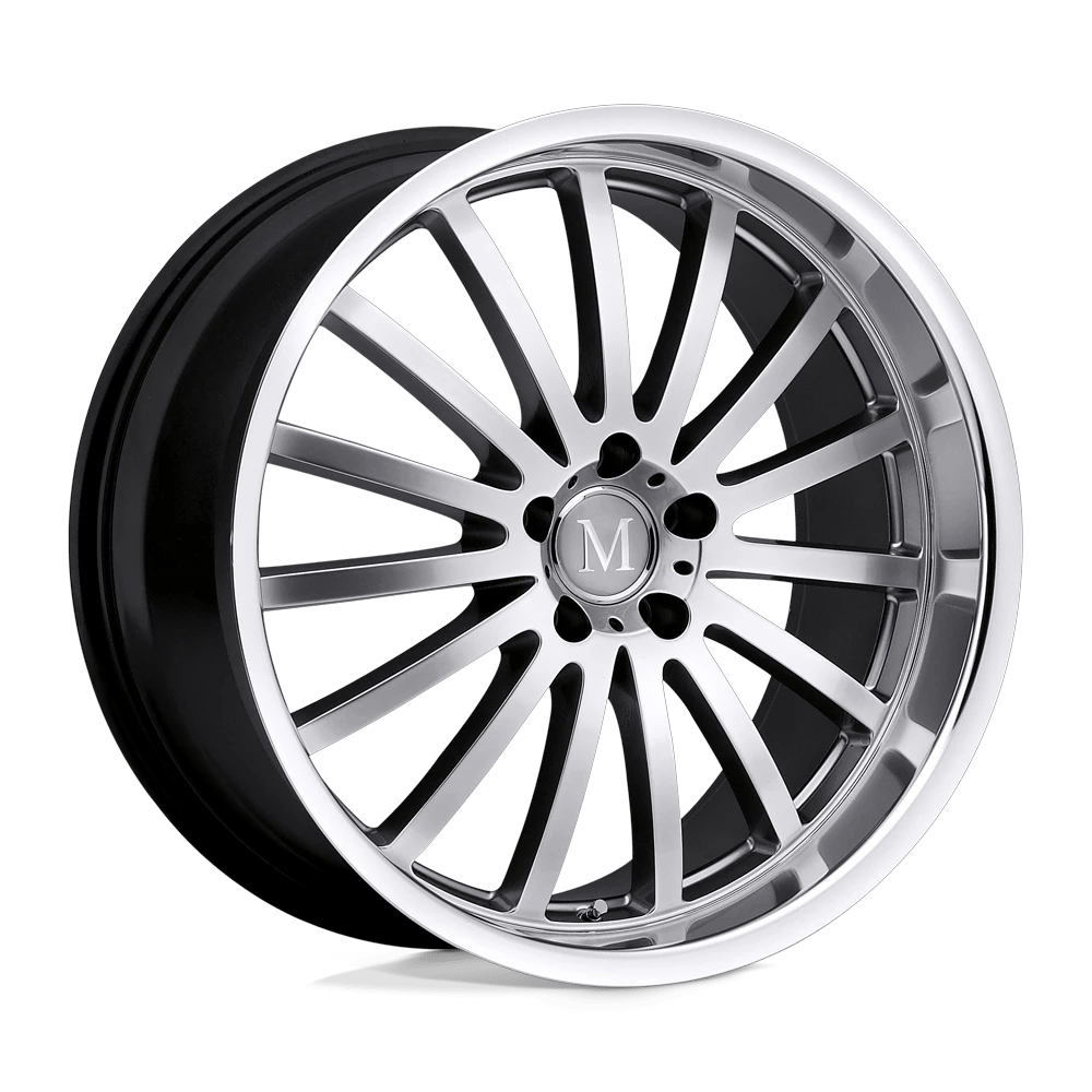 Mandrus MILLENIUM 19x9.5 ET25 5x112 Hyper Silver w/ Mirror Cut Lip