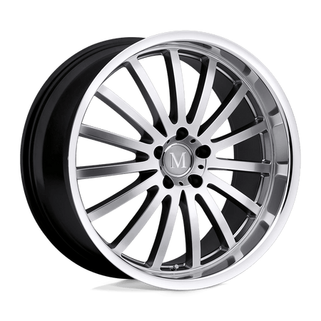 Mandrus MILLENIUM 19x9.5 ET25 5x112 Hyper Silver w/ Mirror Cut Lip