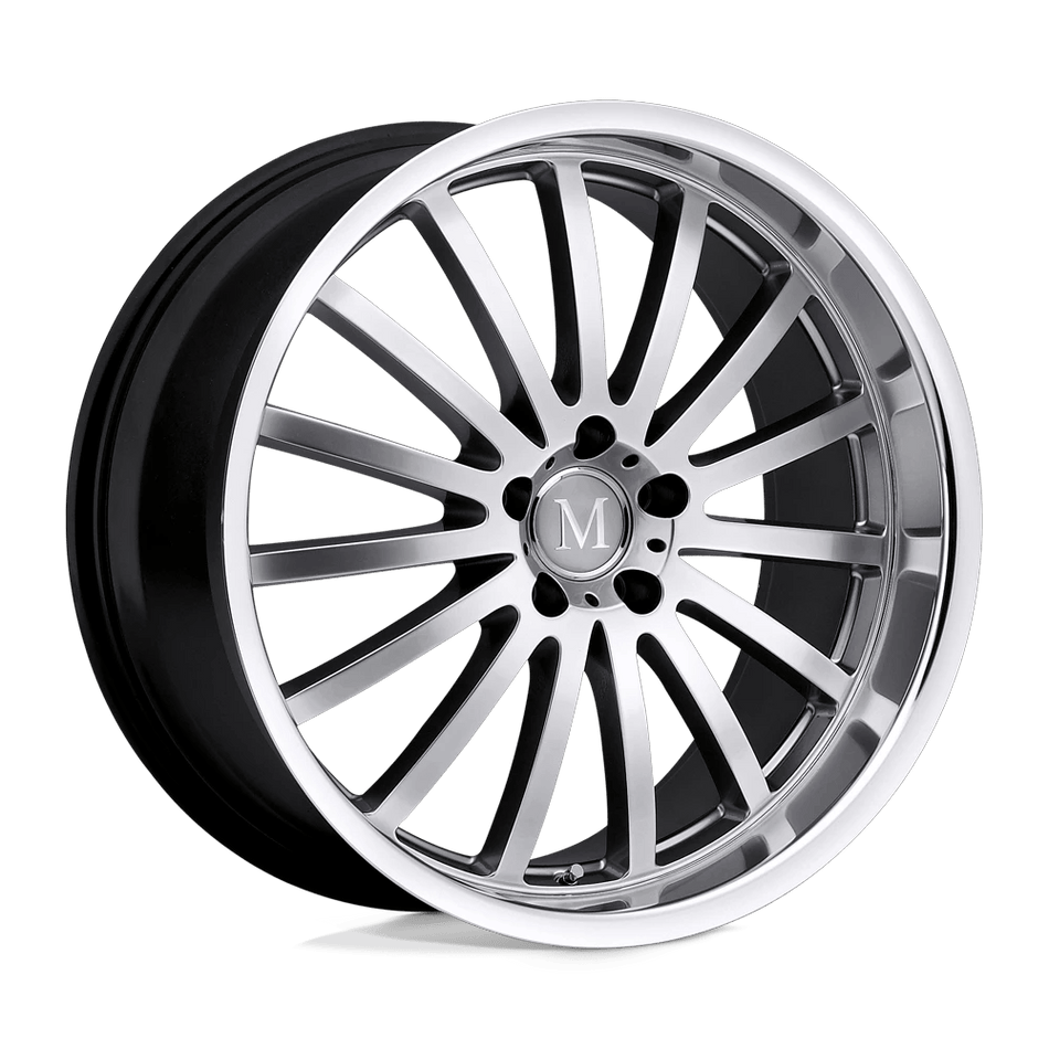 Mandrus MILLENIUM 19x9.5 ET25 5x112 Hyper Silver w/ Mirror Cut Lip