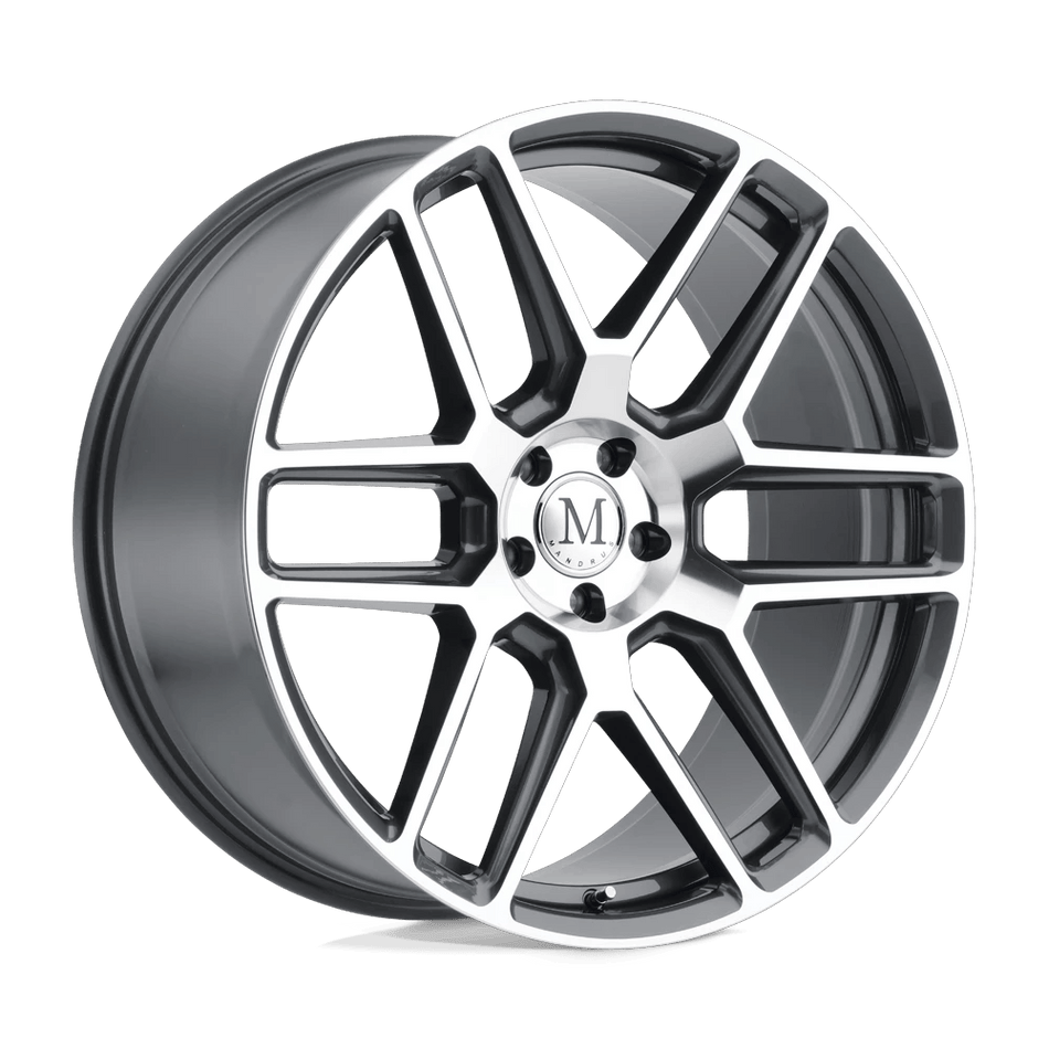 Mandrus OTTO 20x10 ET40 5x112 Gunmetal w/ Mirror Cut Face