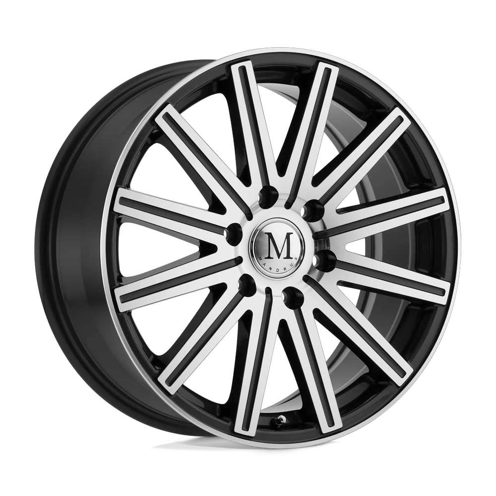 Mandrus STARK 17x7.5 ET52 6x130 Gunmetal w/ Mirror Cut Face